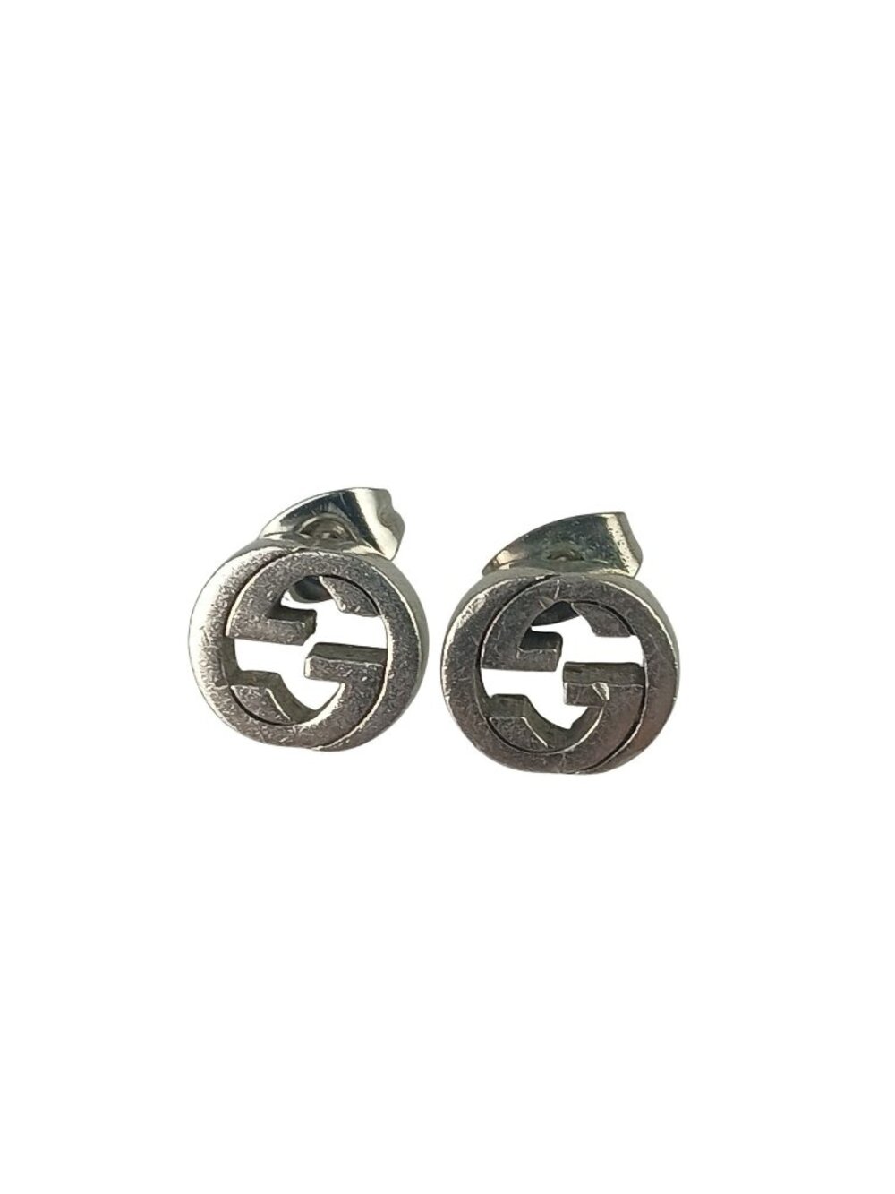 Gucci Earrings Interlocking G Silver